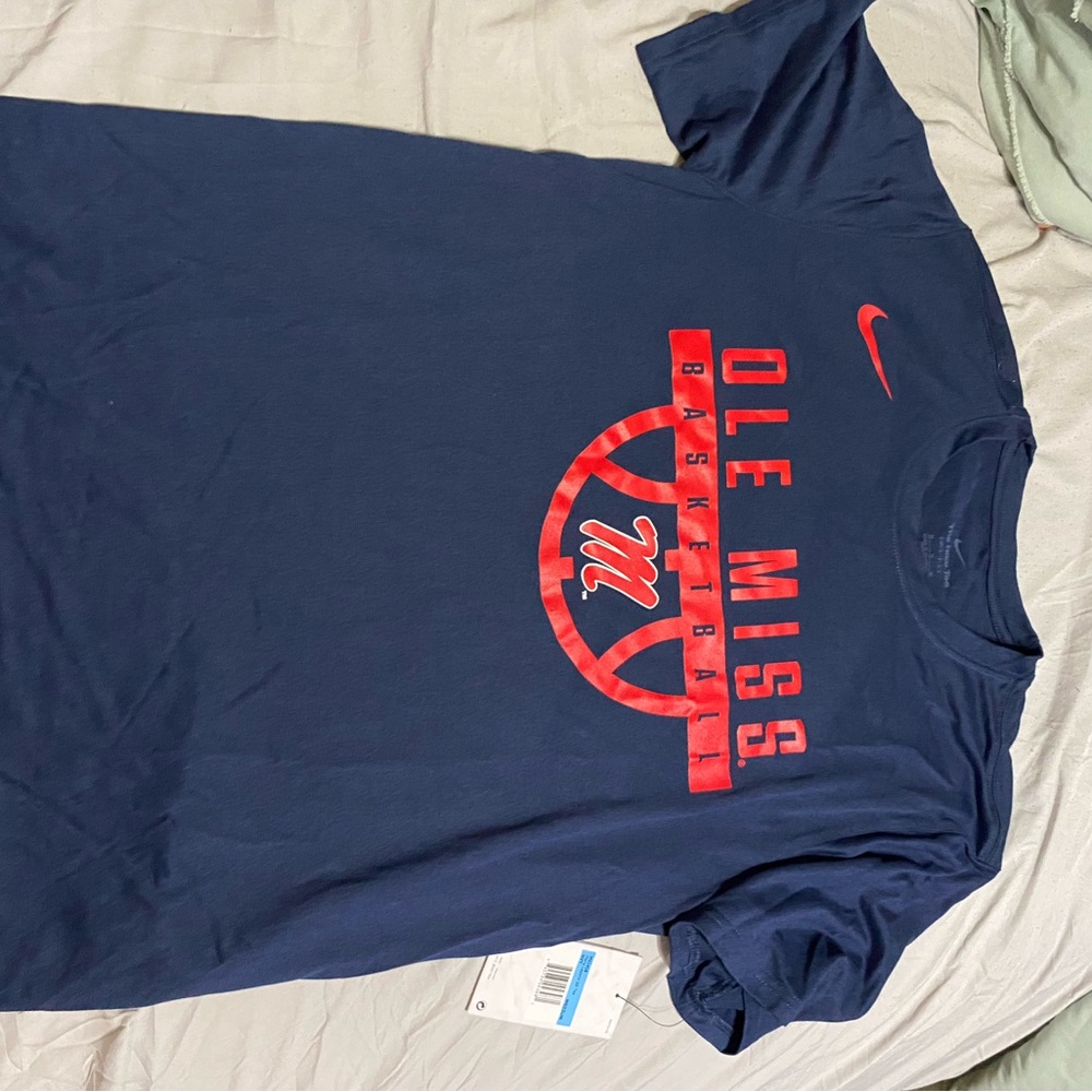 Nike Men's Navy Ole Miss Basketball T-Shirt